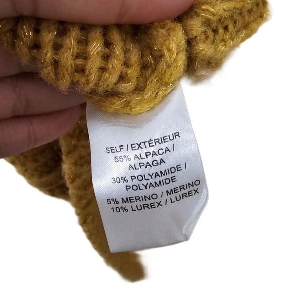 LoveShackFancy Mustard Cable Knit Sweater - Picture 10 of 11